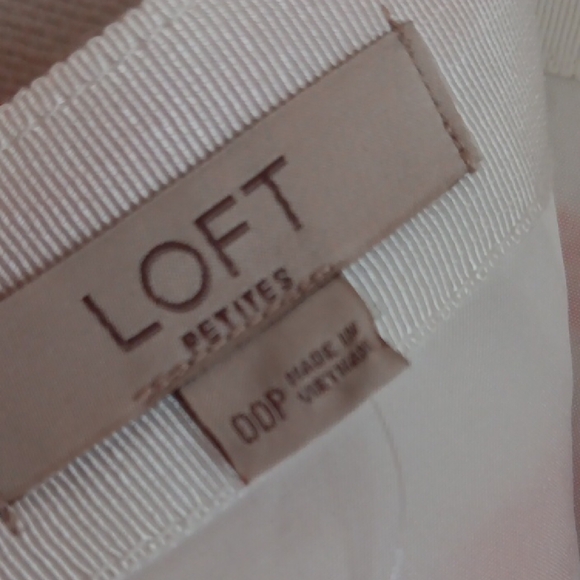 LOFT Red and White Mini Pencil Skirt - Picture 5 of 5